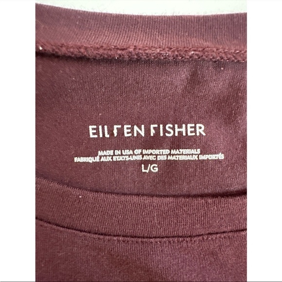 Eileen Fisher Cotton Blend Long Sleeve Tunic Top - Picture 7 of 11